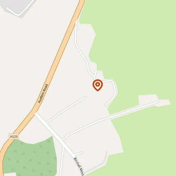 Map showing approximate location: The Broomlands, Audlem Road, Hatherton, Nantwich, CW5 7PH
