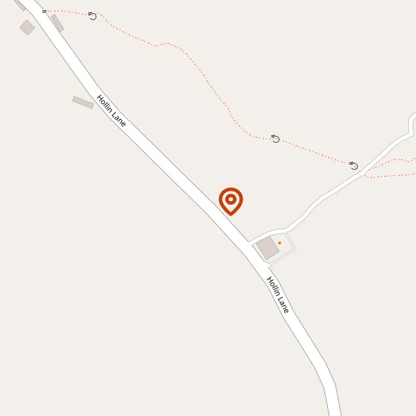 Map showing approximate location: Ridge Cottage, Hollin Lane, Sutton, SK11 0NN
