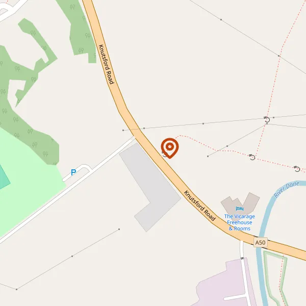Map showing approximate location: Land Off, Knutsford Road, Cranage, CW4 8EF