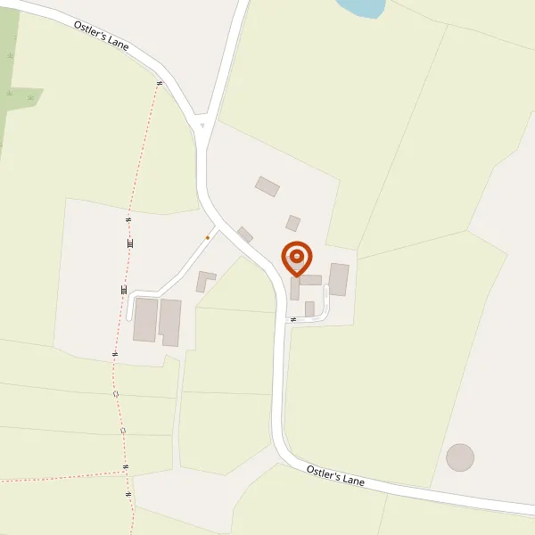 Map showing approximate location: Ostlers House, Ostlers Lane, Mobberley, Cheshire, WA16 7LY