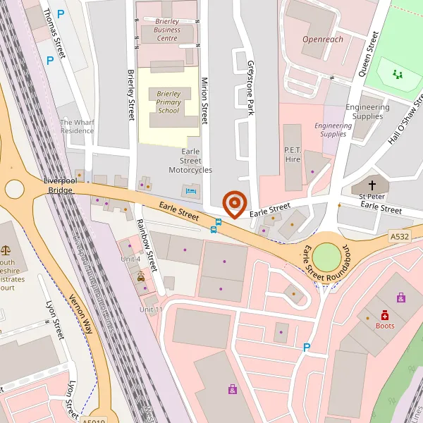 Map showing approximate location: Municipal Buildings, Earle Street, Crewe, CW1 2BJ