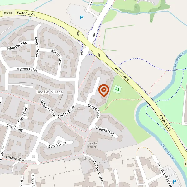 Map showing approximate location: 12, CARTER CLOSE, NANTWICH, CW5 5GD