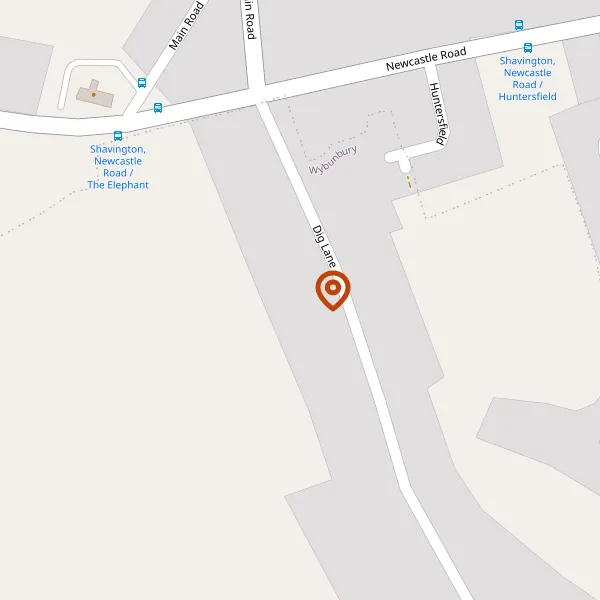 Map showing approximate location: 24, Dig Lane, Wybunbury, CW5 7EZ