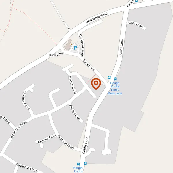 Map showing approximate location: 4, Norbury Close, Hough, CW2 5LA
