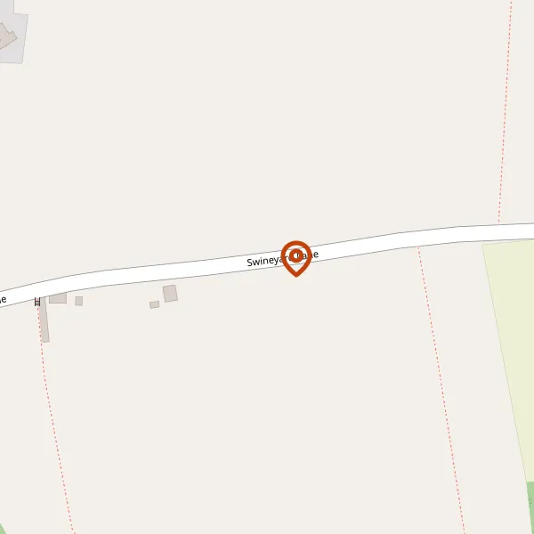 Map showing approximate location: Swineyard Lane Farm, Swineyard Lane, HIGH LEGH, HIGH LEGH, WA16 0SB