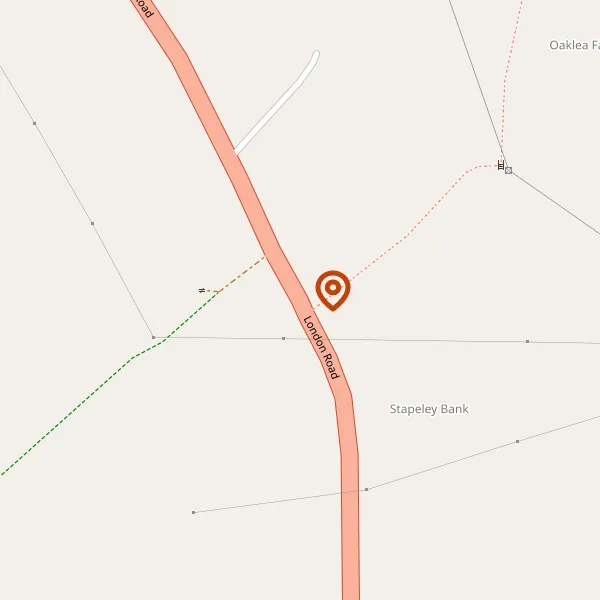 Map showing approximate location: 23, London Road, Stapeley, CW5 7JL