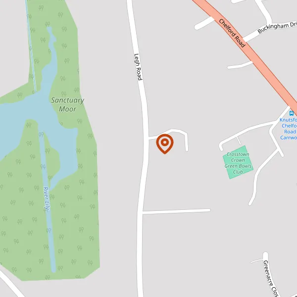 Map showing approximate location: Cornbrook, Legh Road, Knutsford, Cheshire, Wa16 8Ls