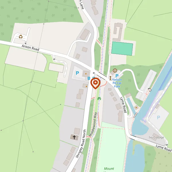 Map showing approximate location: West View House, 4A, Shrigley Road North, Poynton, SK12 1TE