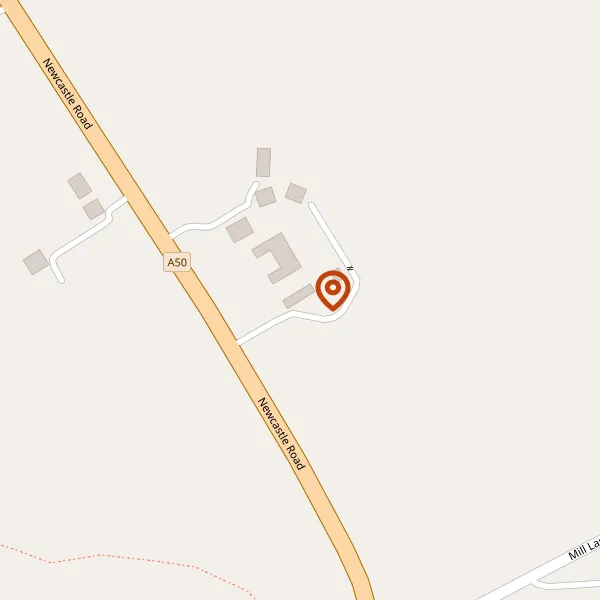 Map showing approximate location: Millstead House, Newcastle Road, Smallwood, Sandbach, CW11 2WE