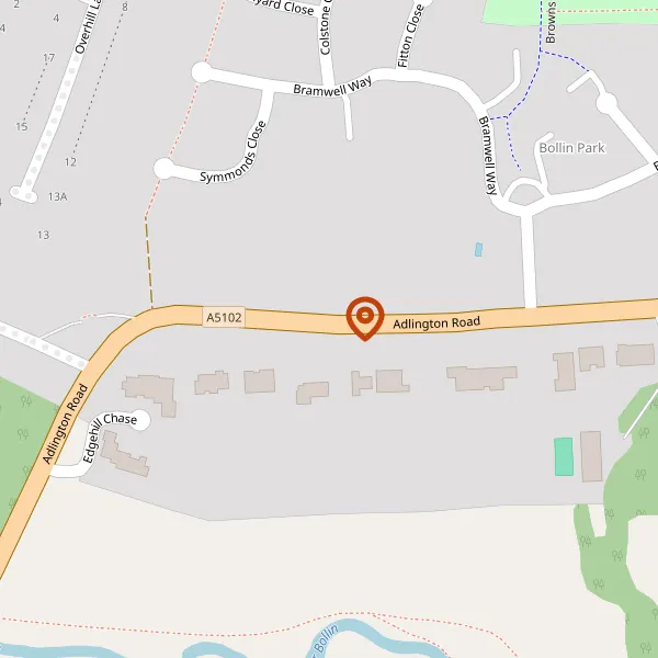 Map showing approximate location: Greenlands, 35, Adlington Road, Wilmslow, SK9 2BJ