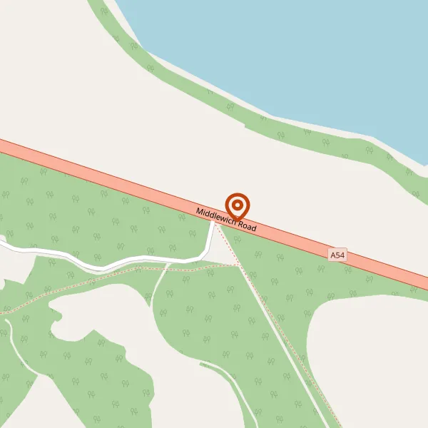 Map showing approximate location: Rose Mount, Chester Road, Alpraham, CW6 9JE