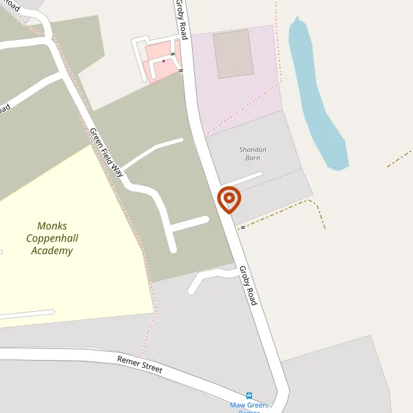 Map showing approximate location: 2, Green Field Way, Crewe, Cheshire East, CW1 4SS
