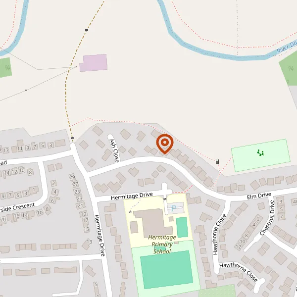 Map showing approximate location: 9, Elm Drive, Holmes Chapel, CW4 7QA