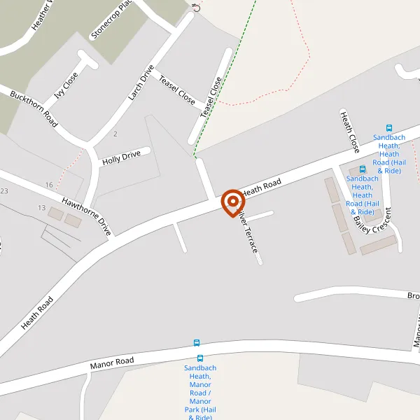 Map showing approximate location: 66, Heath Road, Sandbach, CW11 2JU