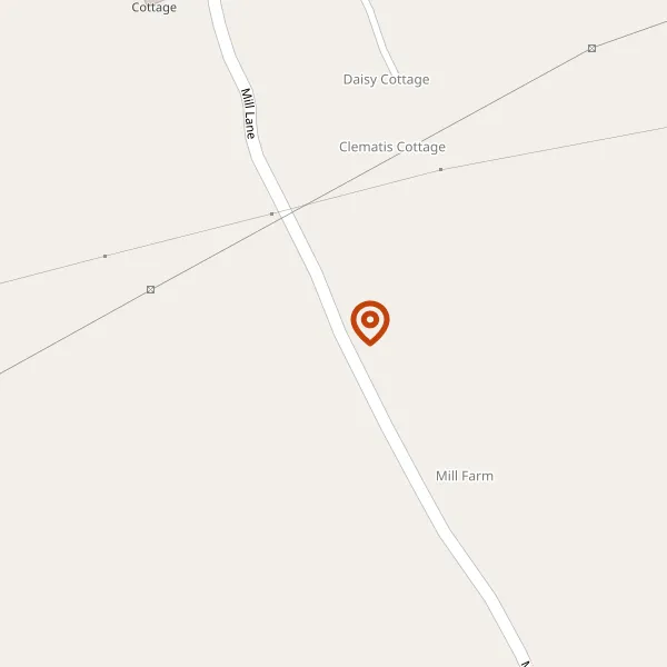 Map showing approximate location: Lower Crossing Cottage, Mill Lane, Barthomley, CW2 5NX