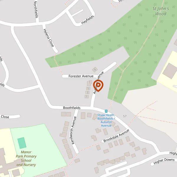 Map showing approximate location: 5, Autumn Avenue, Knutsford, WA16 8LA