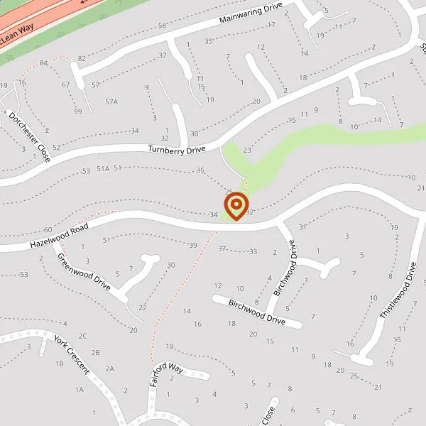 Map showing approximate location: 63, Hazelwood Road, Wilmslow, Cheshire, SK9 2QA