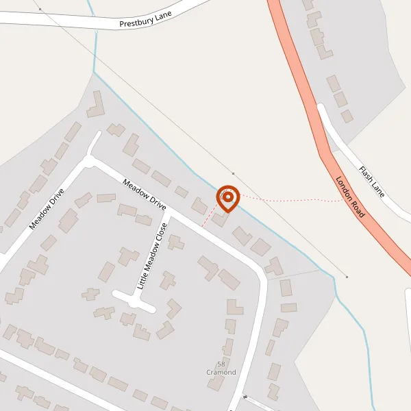 Map showing approximate location: 71, Meadow Drive, Prestbury, SK10 4EY