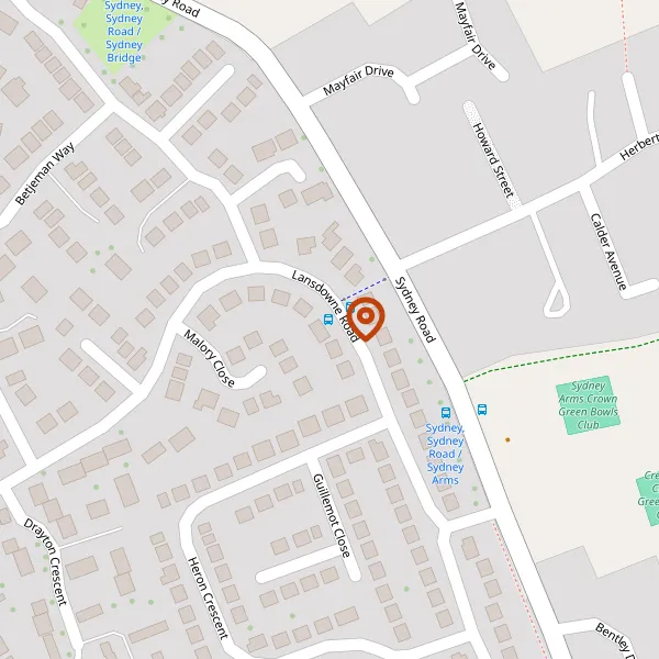 Map showing approximate location: 153, Lansdowne Road, Crewe, CW1 5LR