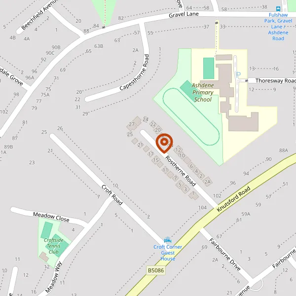 Map showing approximate location: 19, Rostherne Road, Wilmslow, Cheshire, SK9 6JE