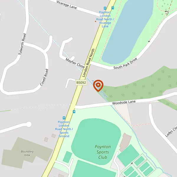 Map showing approximate location: 44, London Road North, Poynton, SK12 1AG