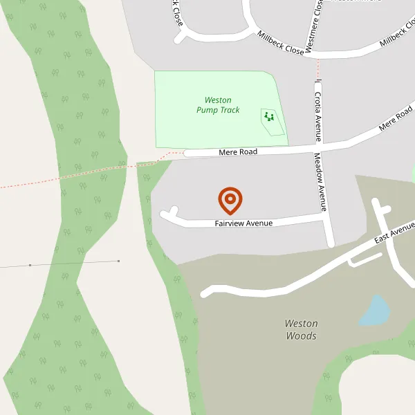 Map showing approximate location: 18, Fairview Avenue, Weston, CW2 5LX