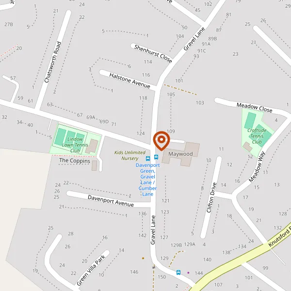 Map showing approximate location: 126A, Gravel Lane, Wilmslow, SK9 6EG