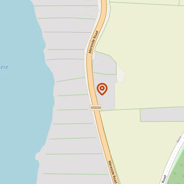 Map showing approximate location: The Stables, Mereside Road, Mere, Cheshire, WA16 6QD