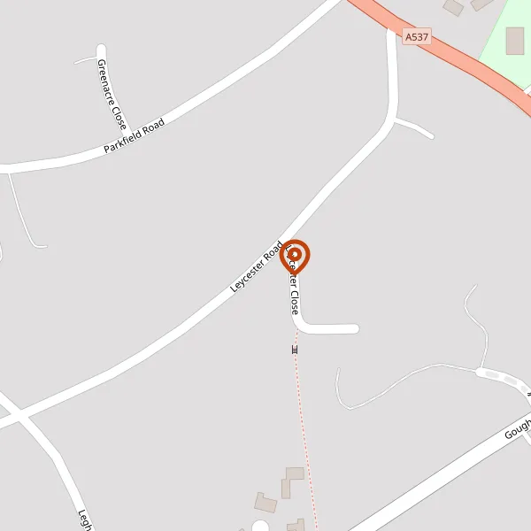 Map showing approximate location: Kingswood, 15, Leycester Road, Knutsford, WA16 8QR