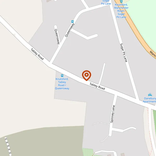 Map showing approximate location: Land On Tabley Road, Knutsford, WA16 0NG