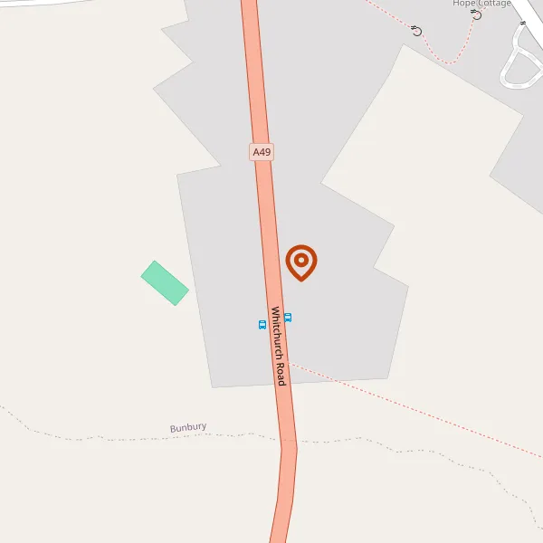 Map showing approximate location: Westway, Whitchurch Road, Spurstow, CW6 9TD