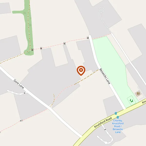 Map showing approximate location: Rose Cottage, Beswicks Lane, Alderley Edge, Wilmslow, Cheshire, SK9 7SN