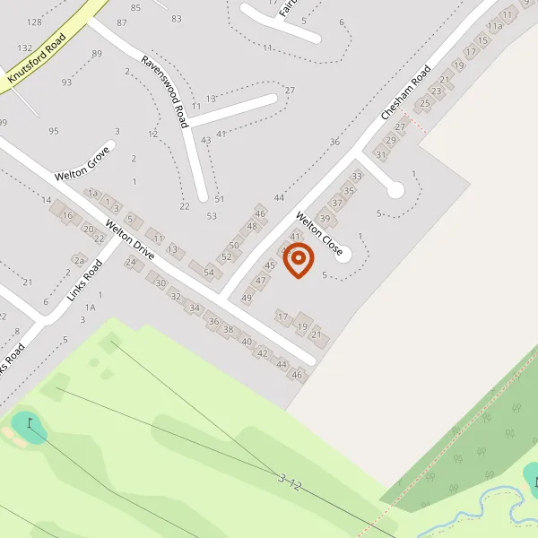 Map showing approximate location: 45, Chesham Road, Wilmslow, Cheshire, SK9 6EZ
