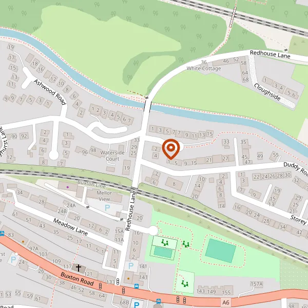 Map showing approximate location: 2, Hawthorn Close, Disley, SK12 2GE